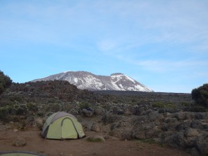 Kilimanjaro drawing closer day by day.