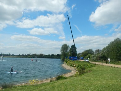 UK Bungee Club at Bray Lake, Maidenhead. 