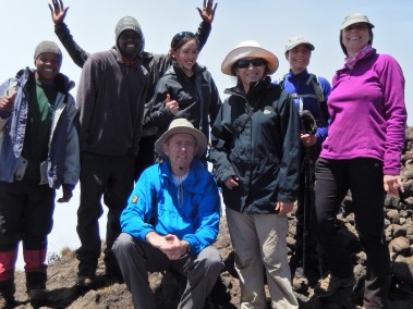 On top of Shira Cathedral, 3880M.