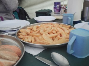 The amazing food on Kili 